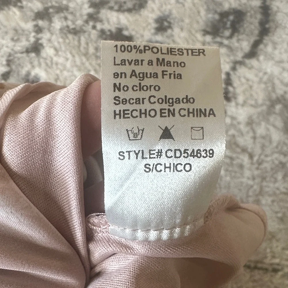 Windsor Floral Off Shoulder Mini Dress Small Pink Ruffle Chiffon - Picture 6 of 6